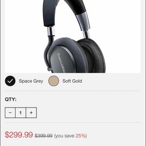 Bowers and Wilkins Bluetooth headphones